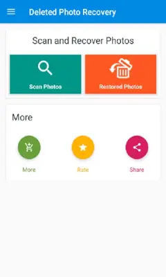 Photo Recovery android App screenshot 1